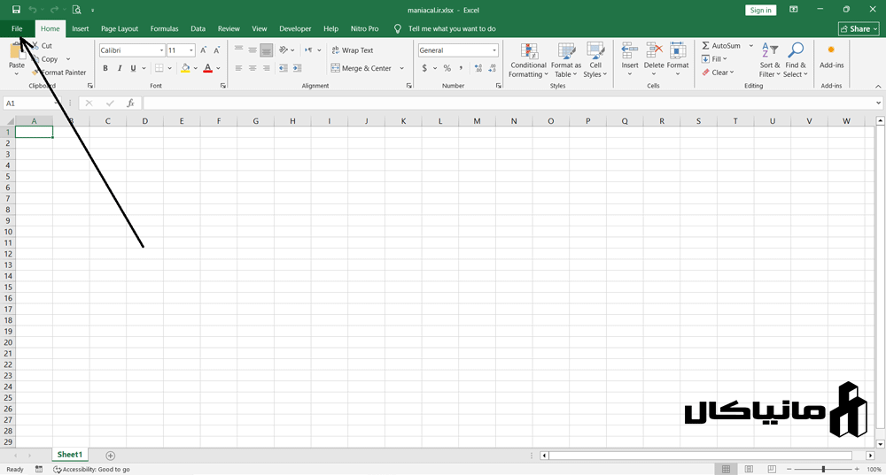فعال نمودن قابلیت ماکرونویسی در اکسل