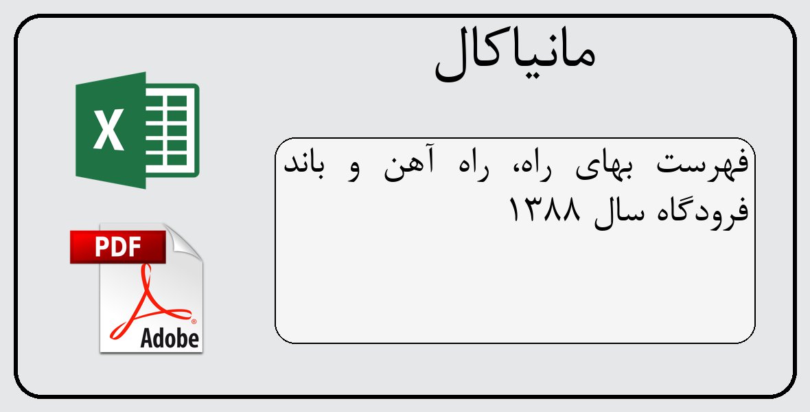 فایل اکسل فهرست بهای راه، راه آهن و باند فرودگاه سال 1388